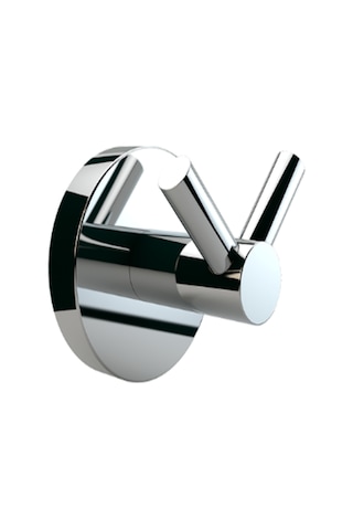 Defne Banyo İkili Kancalı Havluluk-askılık Prinç Krom Kaplama Krom