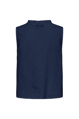 Only Onlswar S/l Frıll Top Wvn Kadın Mavi Bluz - 15378512