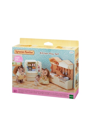 5341 Sylvanian Families Mutfak Seti 35 Parça + 3 Yaş Figürler