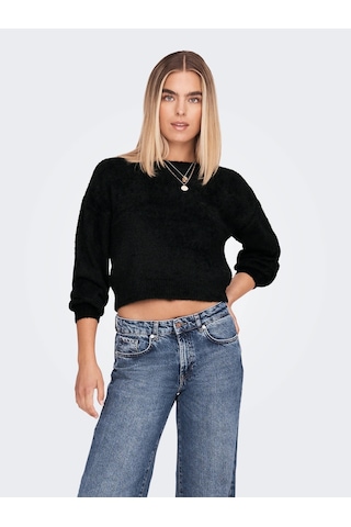 Only Onlpiumo L/s Pullover Kadın Bluz Acı Kahverengi
