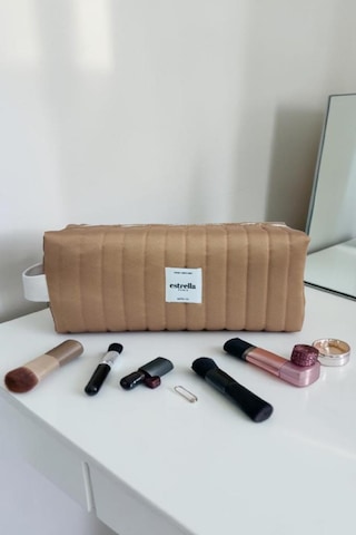 Estrella Paris Seul Dy-son Airwrap Ve Tüm Saç Şekillendiriciler İçin Xl Boy Çanta Seyahat Çantası Camel