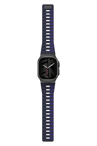 Watch Ultra 49mm Skinarma Gemini Serisi Tpu Magnetik Silikon Kordon Lacivert Lacivert