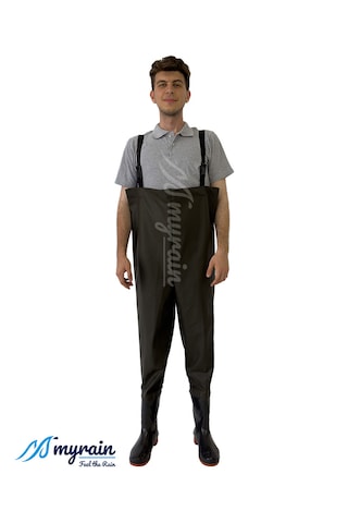 Göğüs Çizme Pvc Tulum Çizme %100 Su Geçirmez Balıkçı, Oto Yıkama, Halı Yıkama