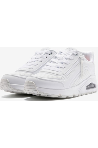 Skechers Uno Gen1 - Zip And Stride Büyük Kız Çocuk Beyaz Sneakers 310554l Wht Beyaz