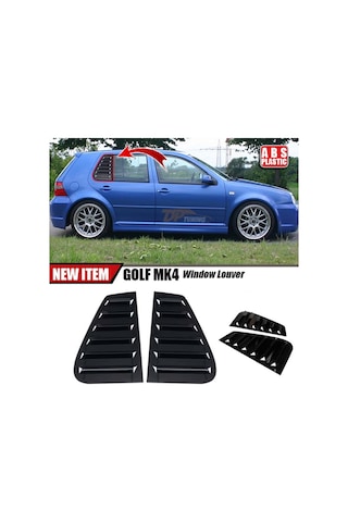 Volkswagen Golf 4 Kelebek Cam Vizörü Piano Black