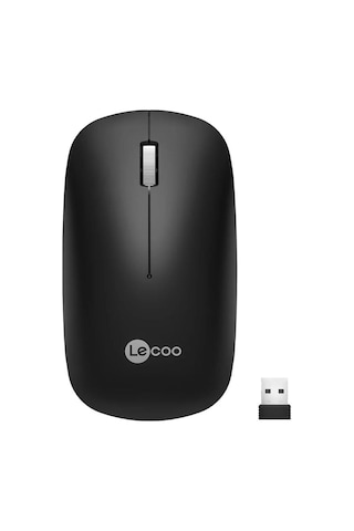 Lecoo Ws214 Siyah Sessiz Kablosuz Mouse