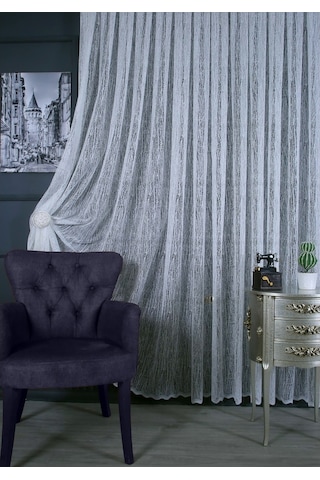 Evdepo Home Kullanıma Hazır Tül Perde (547302008)
