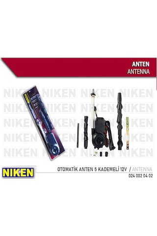 Ototürk Otomatik Anten 5 Kademeli 12 Aparatlı 12V