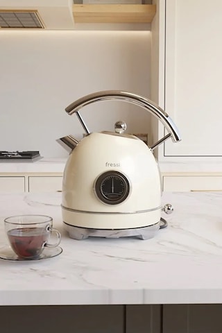 Fressi FR-KT06 1.8 L Isı Göstergeli Retro Kettle Su Isıtıcısı