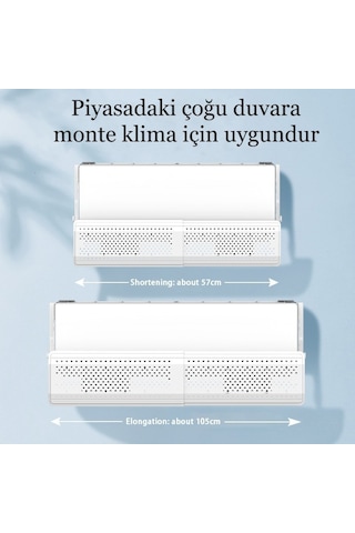 Evrensel Hava Klima Yönlendirme Aparatı Toz Geçirmez Filtre Arıtm