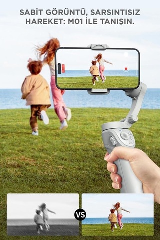 Özel Seri Çekim Aracı Destek Ayağı Telefon Tutucu Tripod Gimbal Selfie Çubuğu M01 Gri