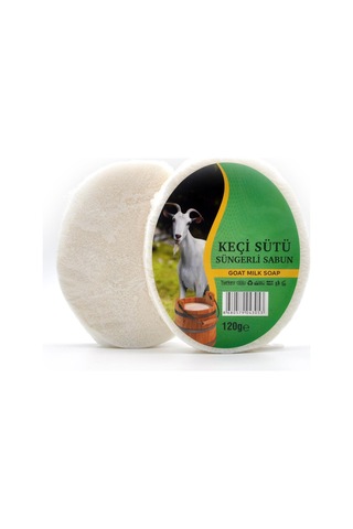Keçi Sütü Özlü Süngerli Duş Sabunu 120 G