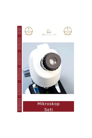 Mikroskop 1200x Büyütme Profesyonel Bilimsel Eğitim Taşınabilir Led Aydınlatma Stem Mikroskop Seti