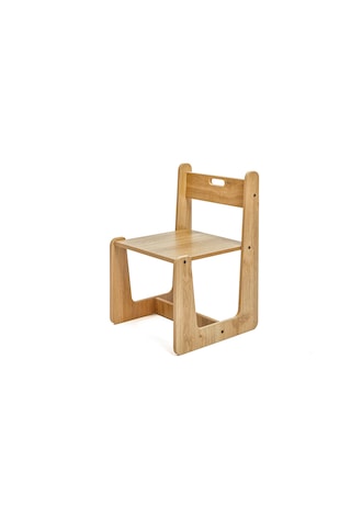 Minera 2-4 Yaş Turna Model Ahşap Montessori Aktivite Oyun Çalışma Sandalyesi (1 Sandalye)