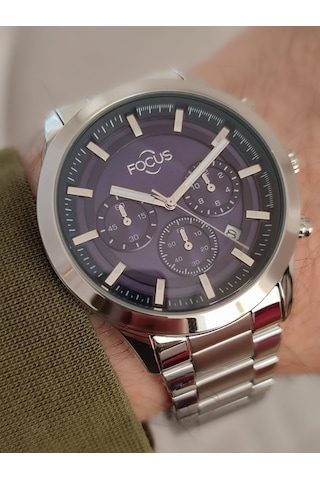 Focus Çelik Kordon Erkek Kol Saati Fonksiyonlu Takvimli 2088