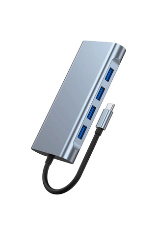 Ally Byl-2110 11in1 Multifonksiyonlu Type-c Hub Adaptör Dönüştürücü- 5775 Füme