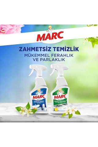 Marc Mutfak Yağ ve Kir Çözücü Temizlik Spreyi 750 ML + Banyo Kireç Sökücü Sprey 750 ML