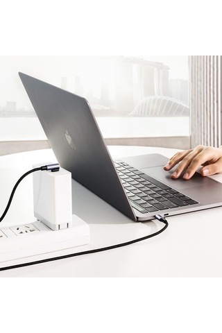 Ugreen Usb Type-c 3a 60w 90 Derece Şarj Ve Data Kablosu