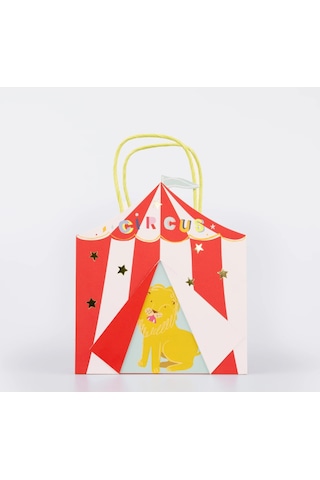 Meri Meri - Circus Party Bags - Sirk Parti Çantaları 8'li Tüm Yaşlar