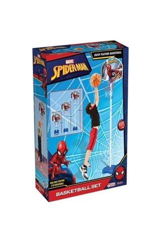 Dede Spiderman Ayaklı Basketbol Set