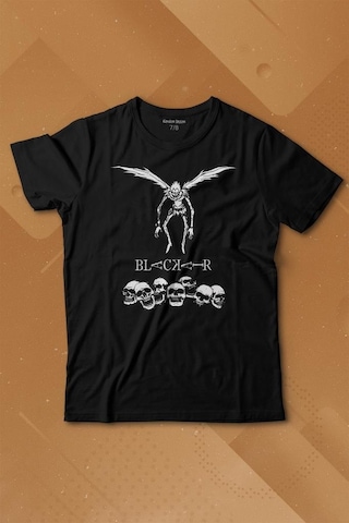 Kendim Seçtim Japon Death Note Black Air Hip Hop Baskılı Tişört Çocuk T-shirt 001