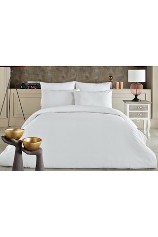 Doqu Home Dreamlife Çift Kişilik Nevresim Takımı Beyaz