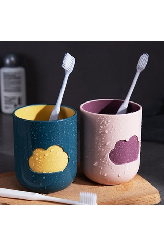 Yifomall "bulut Desenli Diş Fırçası Kutusu - Seyahat Ve Ev Kullanımı İçin Şık Ve Pratik 301-400ml " Diğer