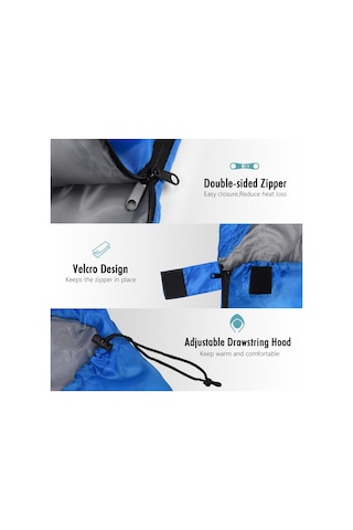 Evolite Alfa Pro Uyku Tulumu 0ºC Mavi