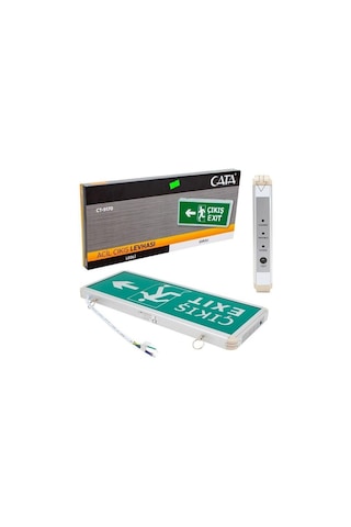 Cata Ct 9170 Ledli Acil Çıkış Levhası