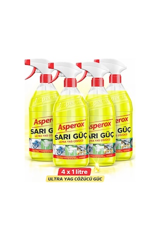 Sarı Güç Çok Amaçlı Ultra Temizleyici 4 X 1 L