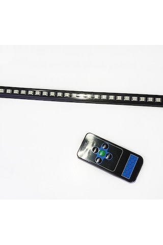Off Road Çakarlı Led Koyu Turuncu-beyaz Çift Renk 24 Modlu Kumand