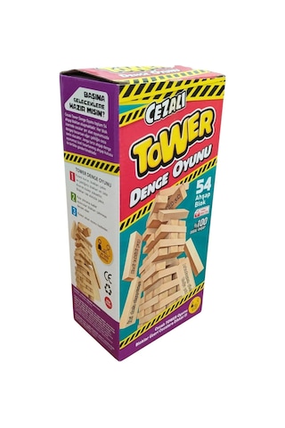 Cezalı Jenga , Renkli Jenga , Domino Aile Etkinlik Seti , Oyun Seti