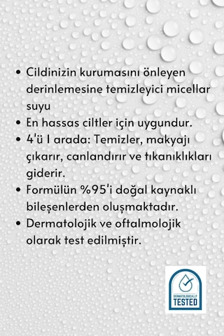 Byphasse Micellar Yüz Ve Makyaj Temizleyici Misel Su 500 ML