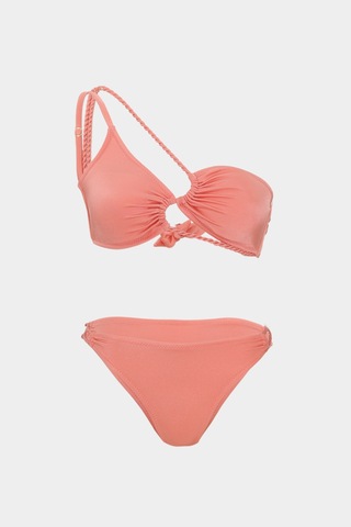 Açelyaokcu Premium Halat Detaylı Freya Slim Fit Kadın Bikini Altı Somon