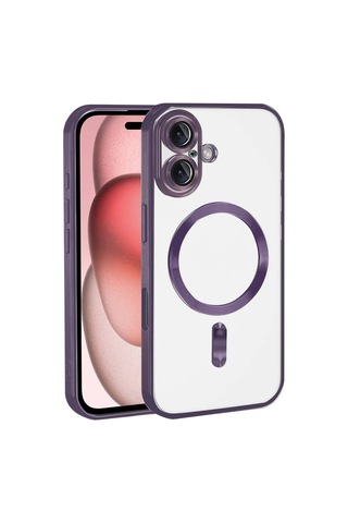 Apple Apple iPhone Uyumlu 17 Kross Magneticsafe Kapak - Mor