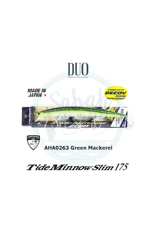 Duo Tide Minnow Slim 175 Aha0263 Green Mackerel Hd