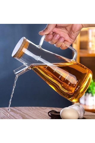 Yağlık Sirkelik Seti Silikon Contalı Bambu Kapaklı 3'lü Set - 900 Ml 2 Adet Ve Altlık
