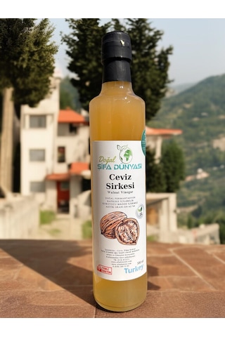 Doğal Şifa Dünyası Ceviz Sirkesi Doğal Fermantasyon 500 ML