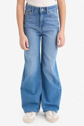 Defacto 90s Wıde Leg Geniş Paça Jean Pantolon Kız Çocuk G4648a826smnm39 Mavi-nm39