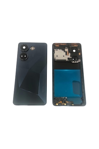 Tecno Camon 20 Ck6n Kasa Arka Kapak Pil Kapağı Siyah