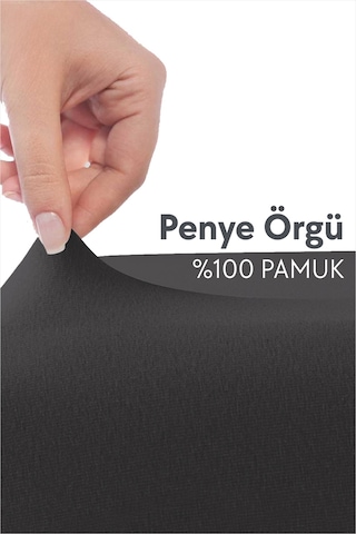 Calmera | %100 Pamuk Penye Lastikli Çarşaf | Çift Kişilik |