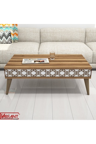 Variant City Orta Sehpa Ceviz-Beyaz