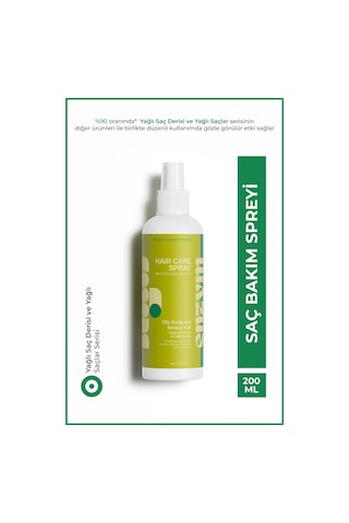 Enzym Cosmetıcs Yağlı Saç Derisi Ve Yağlı Saçlara Özel Yağlanma Karşıtı Saç Bakım Spreyi 200 Ml