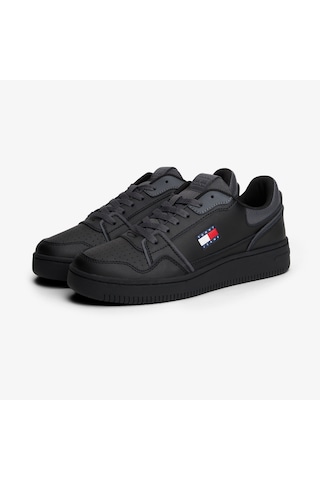 Tommy Jeans Retro Basket Kadın Siyah Spor Ayakkabı En0en02839