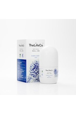 The Lifeco White Cedar Erkek Roll-On Deodorant 60 ML
