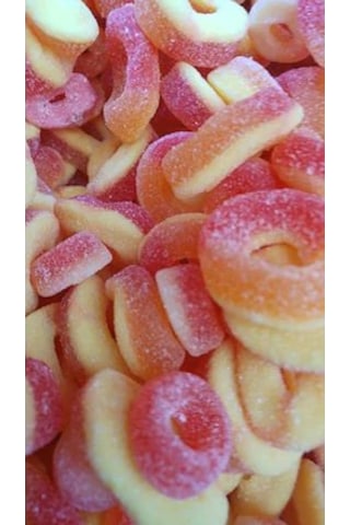 Bebeto Şeftali Halkası Meyve Aromalı Yumuşak Şeker 1 KG