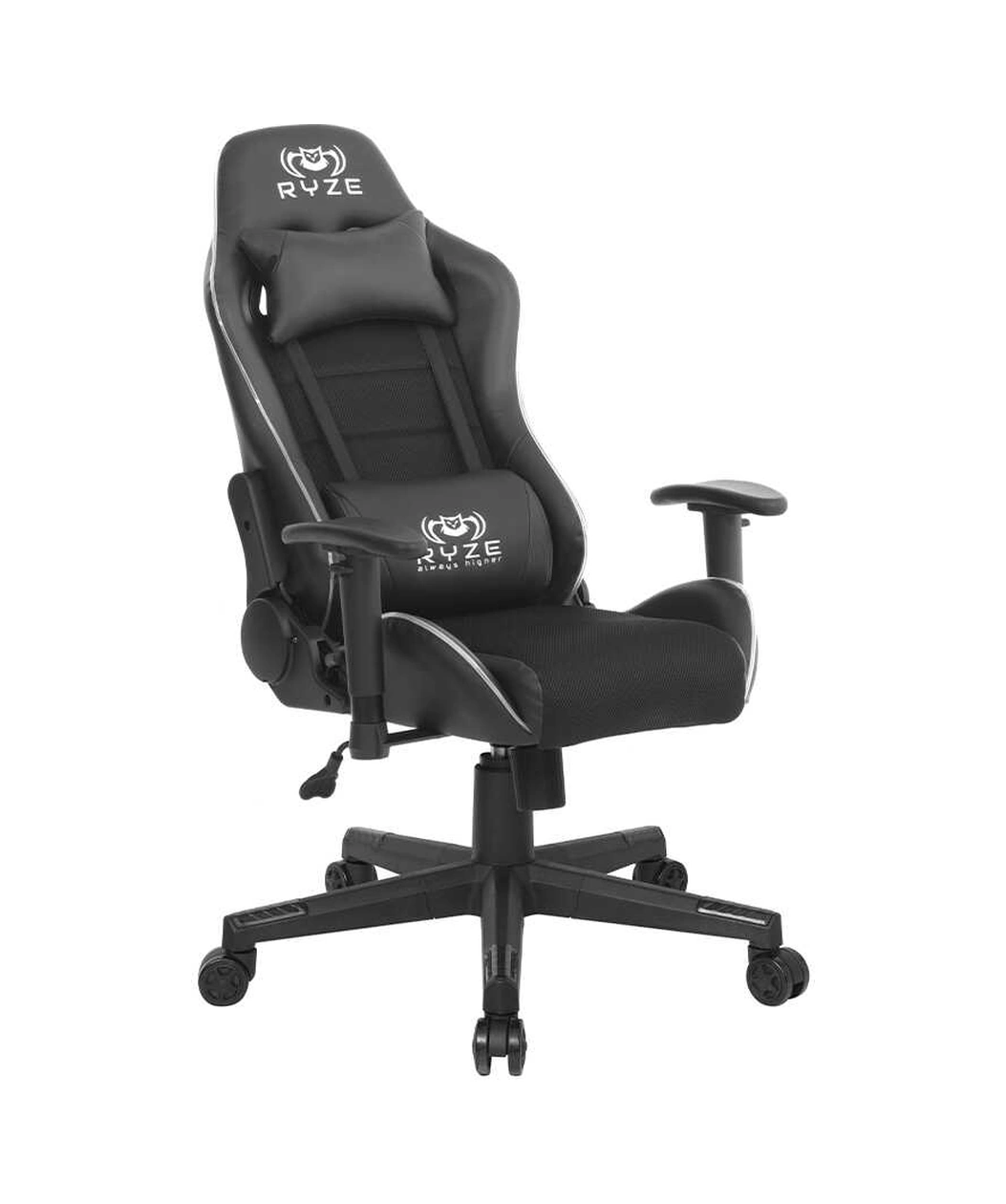 Ryze Kids Target Çalışma Ve Oyuncu Koltuğu Siyah 68x110,5-120,5x70 Cm Siyah