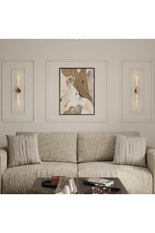 Aplik Tasarım Boyanabilir Çıta Hazır Kesim (ANKA126)