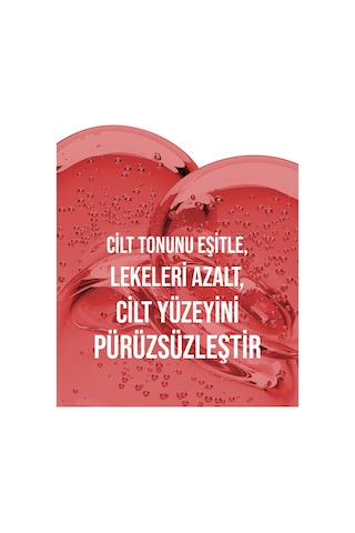Skin Sensual Red Peel (aha 10%, Bha 2%) Canlandırıcı Ve Cilt Tonu Eşitleyici Kırmızı Peeling Serum