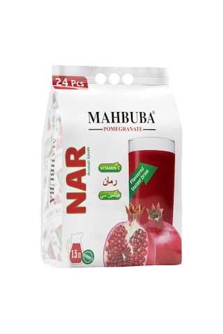 Mahbuba Nar Aromalı Soğuk Toz Içecek 24x11.2gr 11.2 G